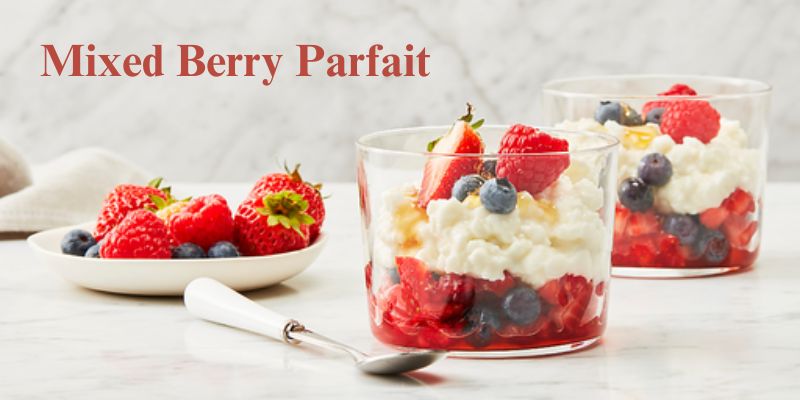 Mixed Berry Parfait: Receitas de Sobremesas Saudáveis