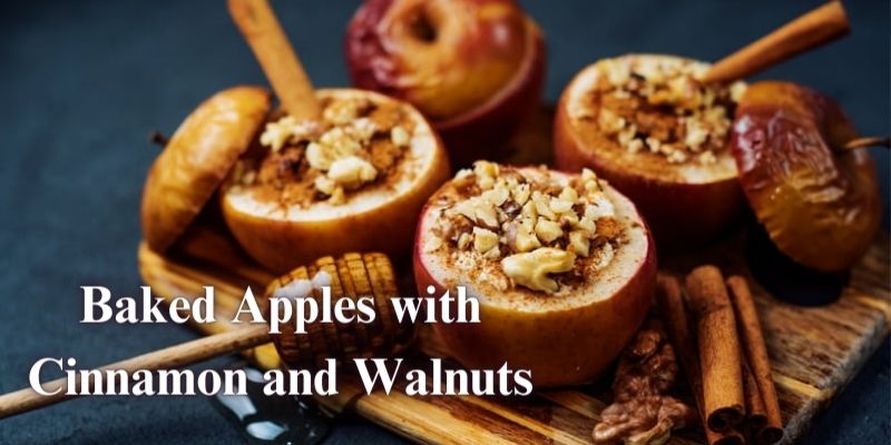 Baked Apples with Cinnamon and Walnuts: Um Abraço Quente para o Paladar